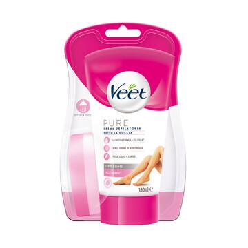 Crema depilatoria Veet Pure sotto la doccia 150 ML Marino fa Mercato