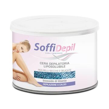 Cera depilatoria liposolubile Soffidepil al titanio 400 Ml