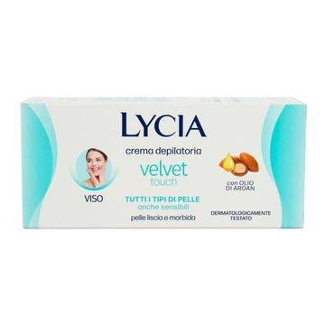 Crema depilatoria viso Lycia Velvet Touch con olio di Argan 50 ML