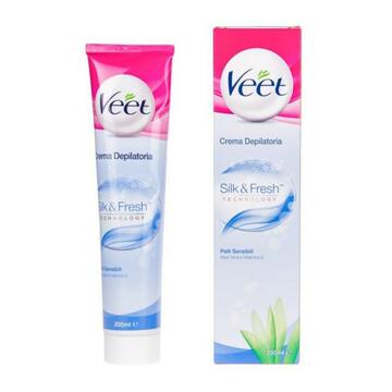 Veet crema depilatoria corpo e gambe pelli sensibili 200 ml