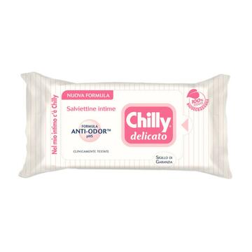 Salviettine intime Chilly delicato con formula atiodore 12 pz
