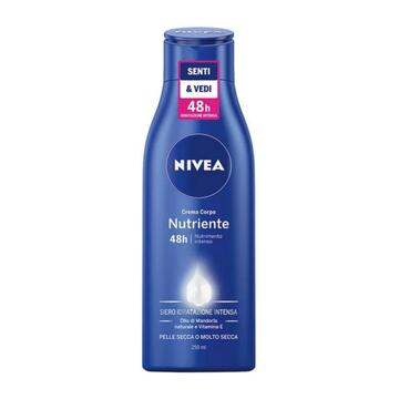 Crema corpo Nivea nutriente idratante per pelle secca 250 ML