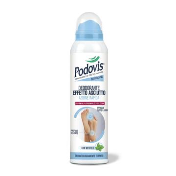 Spray deodorante piedi Podovis effetto asciutto ad...