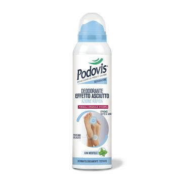 Spray deodorante piedi Podovis effetto asciutto ad azione rapida 150 ML