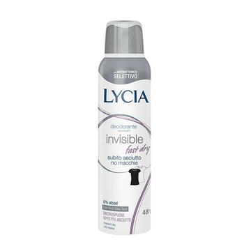 Deodorante spray Lycia Invisible Fast Dry 150 ml Marino fa Mercato