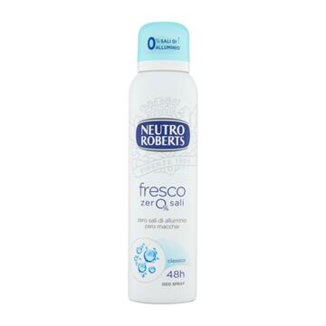 Neutro Roberts deodorante spray classico Fresco Zero Sali 150 ml Marino fa Mercato