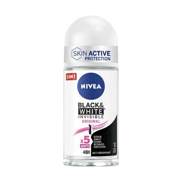 Deodorante roll-on Nivea invisible for black e white...