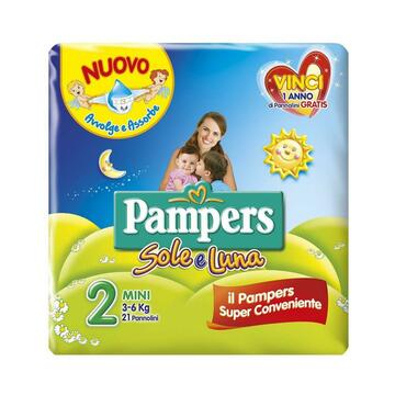 Pannolini Pampers sole e luna mini 21 pezzi