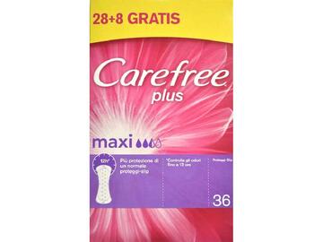 Proteggi slip Carefree plus maxi 36 pezzi