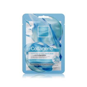 Lady Venezia - Maschera Viso Collagene - in Tessuto Antiage Timelessence Marino Fa Mercato