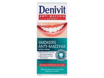 Dentifricio Denivit Smokers anti macchia con fluoro...
