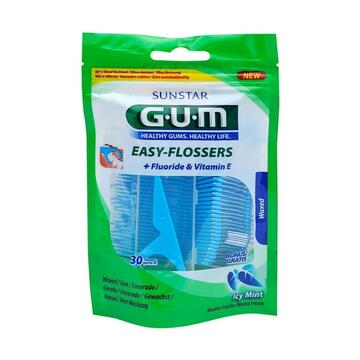 Archetti interdentali cerati Gum easy flossers 30 pezzi