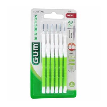 Gum scovolini interdentali bi-direction verde 6 pz - Marino fa Mercato