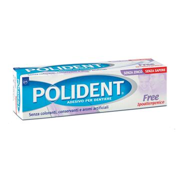 Adesivo per dentiere Polident free ipoallergenico 40 Gr Marino fa Mercato