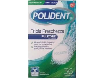 Pulitore per protesi Polident tripla freschezza con...