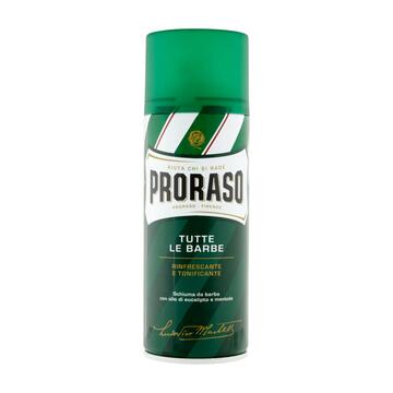 Proraso schiuma da barba rinfrescante con olio di eucalipto e mentolo 400 ML