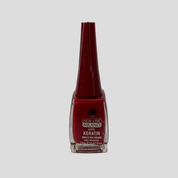 Smalto rosso con keratina 18 New Line Milano