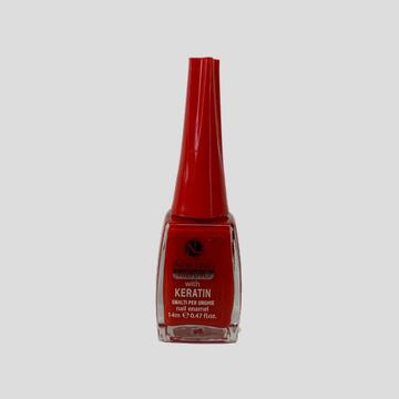 Smalto rosso con keratina 15 New Line Milano