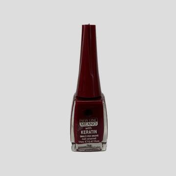 Smalto bordeaux con keratina 58 New Line Milano