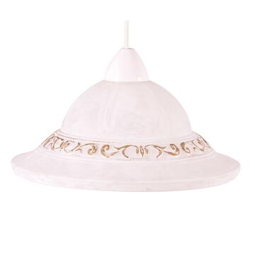 Lampadario a sospensione Ricamo floreale Bianco