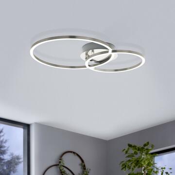 Lampada plafoniera LED tonda Palmaves 1 in alluminio bianco 6x2W - Eglo