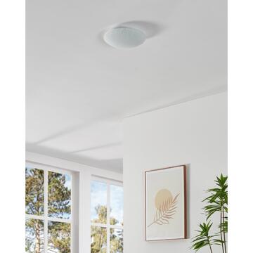 Eglo Plafoniera Applique Mars in Vetro con Decori Floreali... - Marino fa Mercato