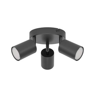 Eglo Plafoniera Reciso E-Spot con 3 Faretti Neri da...