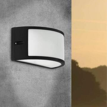 Lampada LED CATAMARCA da parete esterna, Applique nero - Eglo