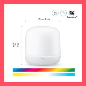 WiZ Lampada da Tavolo Portatile Hero Smart, WiFi, Controllo... - Marino fa Mercato