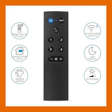 WiZ Telecomando Smart WiFi, Controllo tramite App, Controllo Vocale