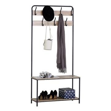 Mobile Ingresso Amany con 2 Ripiani - 80x30 h170 cm... - Marino fa Mercato