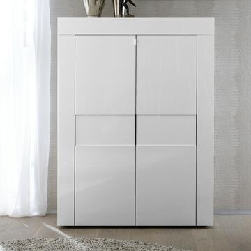 Credenza moderna contenitore 2 ante Easy bianco - Marino fa Mercato