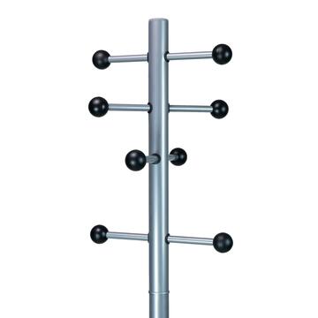 Attaccapanni regolabile in metallo silver con 8 ganci