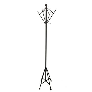 Attaccapanni Nero in Metallo 178 cm