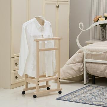 Indossatore camera servomuto in legno Pratic bianco - Marino fa Mercato
