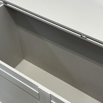 Cassapanca a Ribalta Seta Decapè - Arte Povera - 120x46... - Marino Fa Mercato