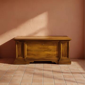 Cassapanca/Baule in Legno Massello - Arte Povera -... - Marino fa Mercato