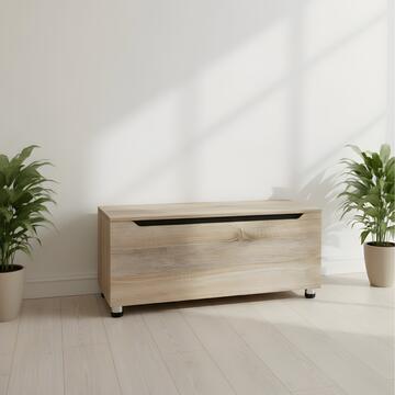 Panca contenitore - Salvaspazio Rovere 100x40x35 cm - Marino fa Mercato