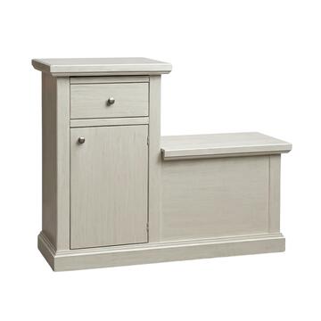 Comodino Scalino Seta Decapè - Arte Povera - 94x33...