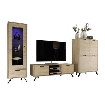 Mobile porta TV moderno Palma Sherwood 2 cassetti e... - Marino Fa Mercato