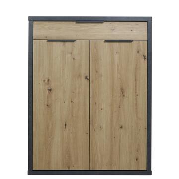 Madia multiuso industriale legno rovere 110x85 - Composad - Marino fa Mercato