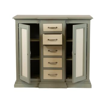 Credenza Classica 2 Ante + 5 Cassetti in Legno Massello... - Marino fa Mercato