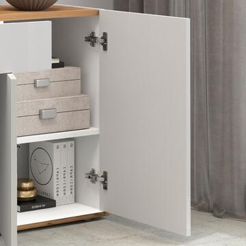 Credenza Garda 3 Ante + 1 Cassetto, L 120 cm, Bianco... - Marino fa Mercato