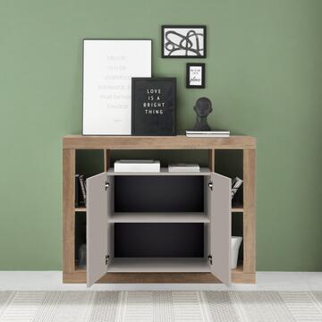 Madia Moderna 2 Ante Rimini Cashmere/Mercure 134x42... - Marino Fa Mercato