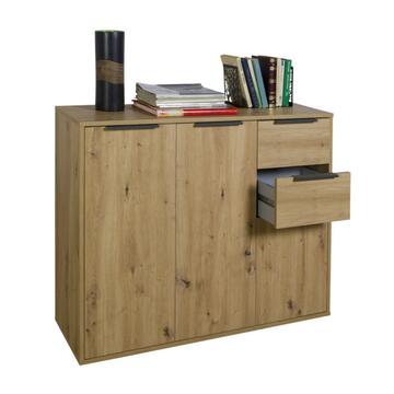 Madia Moderna Multiuso Rovere Facile Artisan con 3... - Marino Fa Mercato