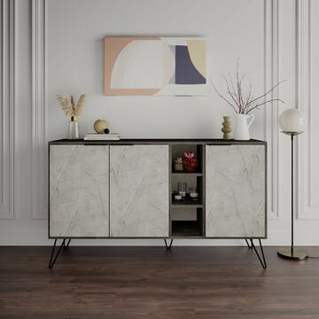 Credenza Clara 3 ante coffe/lagina Marino fa Mercato