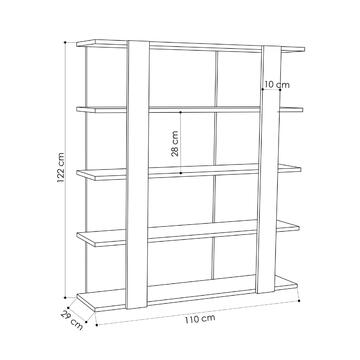 Libreria Tita dal design moderno in finitura legno... - Marino fa Mercato