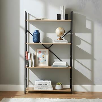 Libreria Moderna Amany con 4 Scaffali - 59x24 h112... - Marino fa Mercato