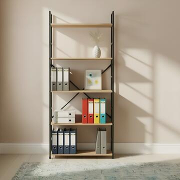Libreria Moderna Amany con 5 Scaffali - 59x24 h144... - Marino fa Mercato