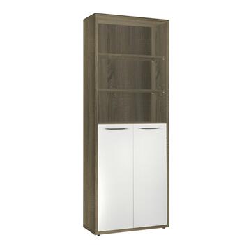 2 ante bianco lucido per libreria H105 - Composad